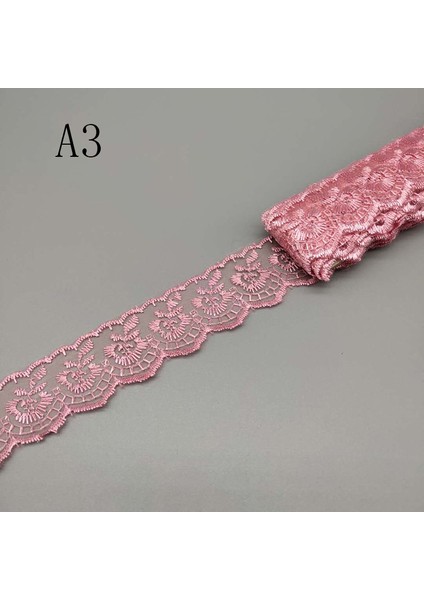 A1 Stili 10 Yard 4cm Geniş Dantel Trim Diy Giysi Kumaş Dantel Şerit Yatak Için Kullanılan Kumaş Perde Kanepe Minder Örtüsü Malzemesi (Yurt Dışından)