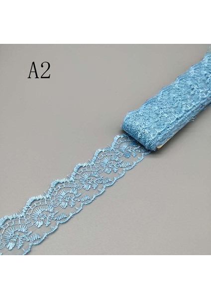 A1 Stili 10 Yard 4cm Geniş Dantel Trim Diy Giysi Kumaş Dantel Şerit Yatak Için Kullanılan Kumaş Perde Kanepe Minder Örtüsü Malzemesi (Yurt Dışından)