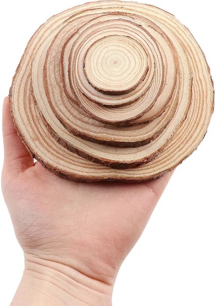 3-4cm Tarzı 1 Paket Bitmemiş Çam Doğal Yuvarlak Ahşap Dilimleri Daireler Ağaç Kabuğu ile Dıy El Sanatları Için Günlük Diskler Düğün Parti Boyama Dekor (Yurt Dışından) fırsatları
