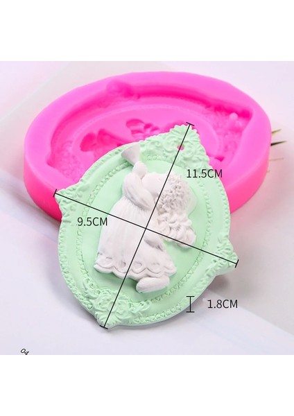 Pembe Tarzı 3D Sevimli Melek Kız Bebek Sabun Kalıp Dıy Fondan Kek Silikon Pişirme Kalıp Mum Aroma Alçı Yapma Araçları Silikon Sabun Kalıpları (Yurt Dışından) indirimleri