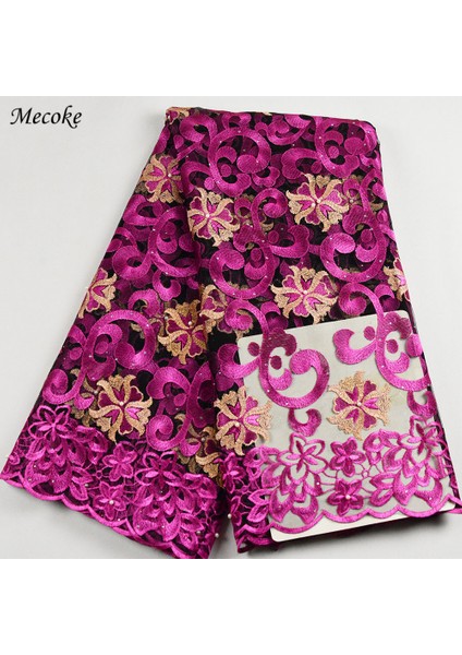 Şeftali Tarzı 2,5 Yarda Mecoke Afrika Fransız Dantel Kumaş Yüksek Li Nijerya Fransız Net Afrika Dantel Fabr Yeşil Gipür Dantel Kumaş Kadınlar Için (Yurt Dışından) modelleri