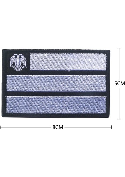 6 Nakış 8x5 cm Stili Rus Bayrağı Kızılötesi Yansıtıcı Ir Taktik Askeri Yamalar Rusya Bayrakları Işlemeli Yama Pvc Kauçuk Nakış Rozetleri (Yurt Dışından)