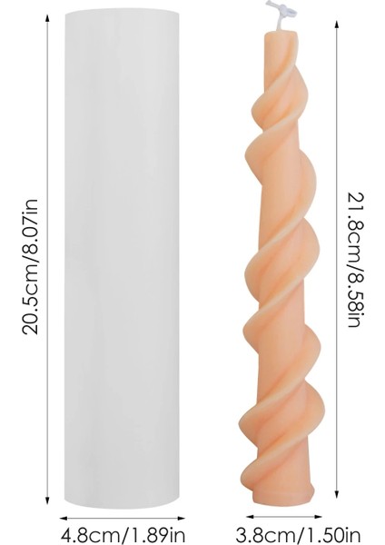 E Stili Retro Mumluk Şekli Mum Kalıpları Benzersiz Avrupa Tarzı Mum Akrilik Plastik Balmumu Kalıp Dekoratif Mum Kalıbı (Yurt Dışından)