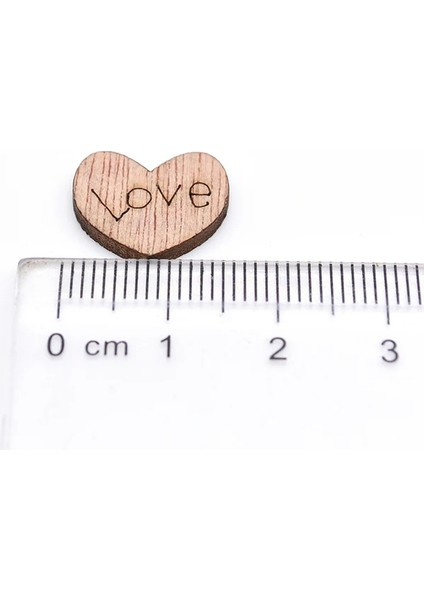 LC018-C02 Stili Ahşap Ahşap Kalpler Süsleme El Yapımı El Sanatları Dikiş Aksesuarları Scrapbooking Ev Dekorasyonu Için Dıy Malzemeleri Aşk Hediye (Yurt Dışından) fırsatları