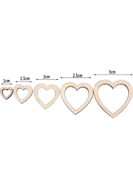 LC018-C02 Stili Ahşap Ahşap Kalpler Süsleme El Yapımı El Sanatları Dikiş Aksesuarları Scrapbooking Ev Dekorasyonu Için Dıy Malzemeleri Aşk Hediye (Yurt Dışından) indirimleri