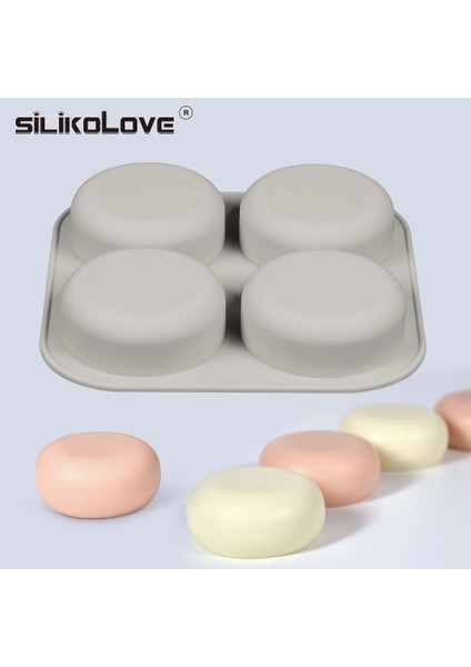 Radom Renk Stili Sılıkelove 4 Kavite Oval Sabun Kalıbı Sabun Yapımı Için Silikon Kalıplar 3D El Yapımı Sabun Formları Sabun Silikon Kalıpları (Yurt Dışından) modelleri