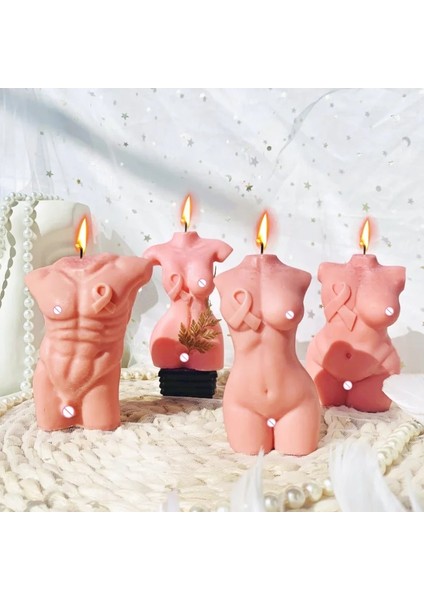 15CM Tarzı Şerit Kadın Vücut Mum Silikon Kalıp Dıy Göğüs Yay Kas Adam Mum Yapımı Sabun Reçine Kalıp Hediyeler Zanaat Malzemeleri Ev Dekor (Yurt Dışından) fiyatları