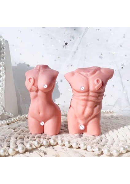 15CM Tarzı Şerit Kadın Vücut Mum Silikon Kalıp Dıy Göğüs Yay Kas Adam Mum Yapımı Sabun Reçine Kalıp Hediyeler Zanaat Malzemeleri Ev Dekor (Yurt Dışından) modelleri