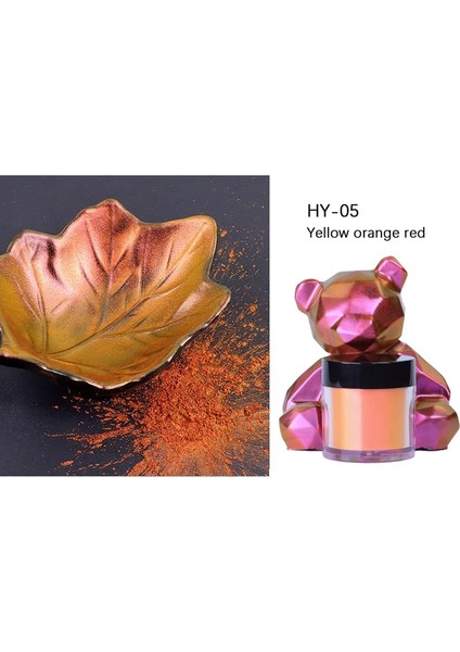 No.5 Tarzı Ayna Bukalemunlar Pigment Sedefli Epoksi Reçine Parıltılı Sihirli Renksiz Toz Reçine Renklendirici Mücevher Uv Regment (Yurt Dışından)