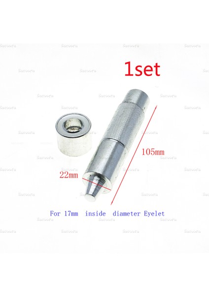 17 mm Tarzı 1 Takım El Yapımı Metal Kuşgözü Kalıp Aracı Kuşgözü Aracı Grommet Kurulum Karbon Çelik Dıy Aksesuarları Yüksek (Yurt Dışından)