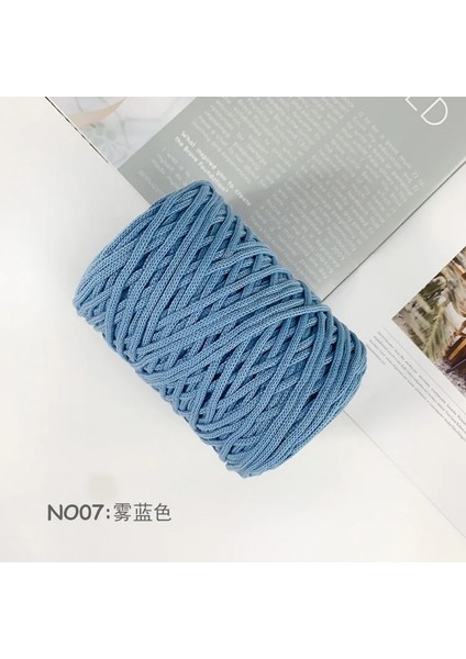 No.7 Tarzı 300G Hollow Örgü Tığ Iplikler Dıy Çanta Çanta Sepeti Için Tıknaz Trapillo Naylon Kordon Polyester Iplik Yuvarlak Halat Hattı Dokuma (Yurt Dışından)