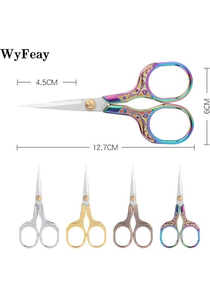 Kırmızı Bakır Tarzı Profesyonel Paslanmaz Çelik Dikiş Ors Vintage Retro Kumaş Kesici Nakış Oya Kuyruk Ipliği Iplik Makası (Yurt Dışından) modelleri