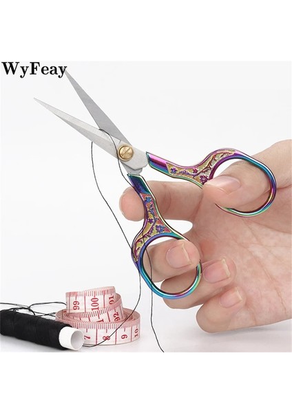 Kırmızı Bakır Tarzı Profesyonel Paslanmaz Çelik Dikiş Ors Vintage Retro Kumaş Kesici Nakış Oya Kuyruk Ipliği Iplik Makası (Yurt Dışından) fırsatları