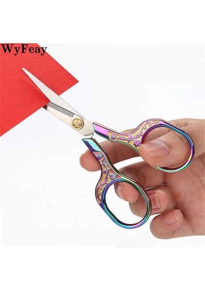 Kırmızı Bakır Tarzı Profesyonel Paslanmaz Çelik Dikiş Ors Vintage Retro Kumaş Kesici Nakış Oya Kuyruk Ipliği Iplik Makası (Yurt Dışından) indirimleri
