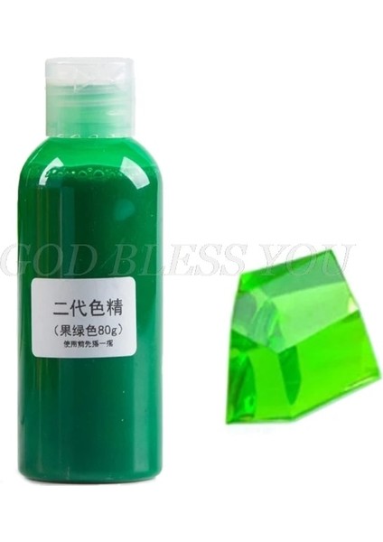 Fg Stili Büyük Şişe 80G Alay Kiti Epoksi Reçine Boyama Boya Pigment Renklendirici Kristal Kalıp Sabun Yapımı (Yurt Dışından)