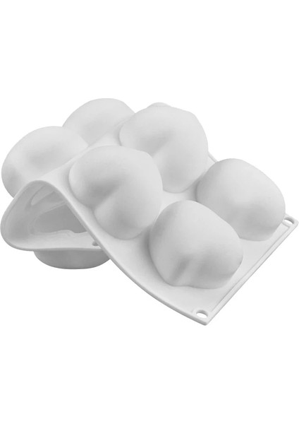 F Stili 8 Delik Aşk Kalp Şekli Silikon Kalıplar 3D El Yapımı Sabun Kalıpları Sabun Yapımı Fondan (Yurt Dışından)