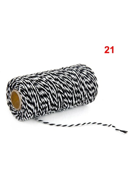 No.21 Tarzı Pamuklu Ip Pamuklu Kordon Fırıncılar Sicim Ip Kordon Şişesi Hediye Kutusu Dekor El Sanatları (Yurt Dışından)