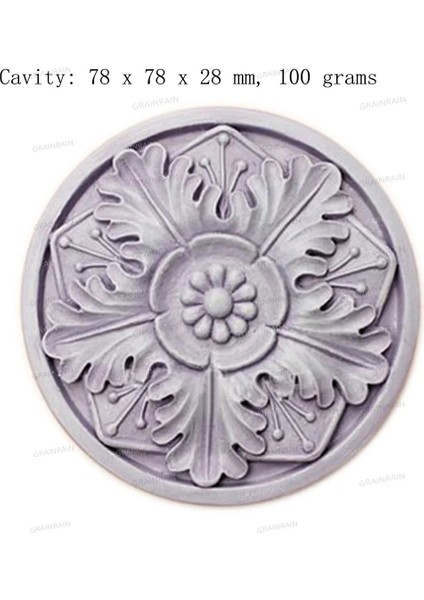 NO.14084 Stili Çiçek Sabunu Silikon Kalıpları Lotus Sabunu Formu Ağaç Sabunu Yapma Malzemeleri Yuvarlak Sabun Kalıbı Dikdörtgen Silikon Kalıp Sabun (Yurt Dışından)