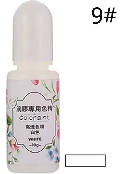 No.13 Tarzı 13 Renk Epoksi Uv Reçine Boyama Boyası Sıvı Epoksi Pigment Reçine Renklendirici Solma DIRENCI10ML Yarı Saydam (Yurt Dışından) modelleri