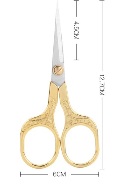 Altın Tarzı Paslanmaz Çelik Vintage Ors Dikiş Kumaş Kesici Nakış Veya Kuyruk Ipliği Veya Dikiş Makası Için Aletler (Yurt Dışından)