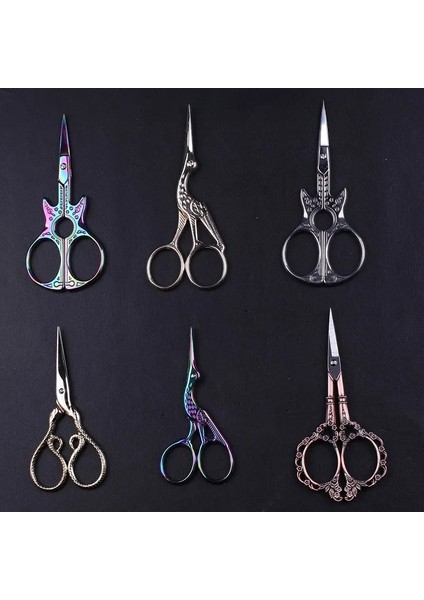 No.13 Tarzı Dikiş Nakış Vintage Ors Craft Altın Zigzag Terzi Ors Kumaş Iplik Kesici Aletler Dikiş El Sanatları Için E (Yurt Dışından)