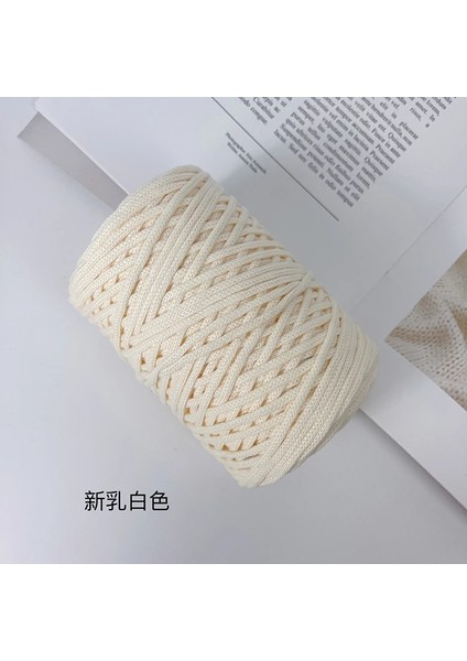 No.2 Tarzı 300G Hollow Örgü Tığ Iplikler Dıy Çanta Çanta Sepeti Için Tıknaz Trapillo Naylon Kordon Polyester Iplik Yuvarlak Halat Hattı Dokuma (Yurt Dışından)
