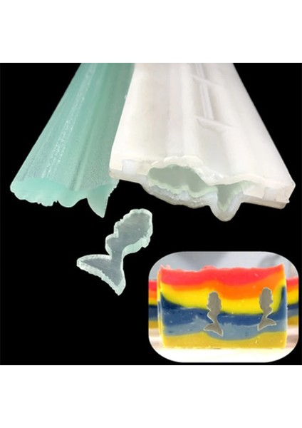 No.13 Tarzı E Kalıp Uzun Silikon Tüp Kalıbı Heartroundstarsquareflowermoon Sabun Kalıbı Diy Sabun 3D Mum Kalıbı (Yurt Dışından)