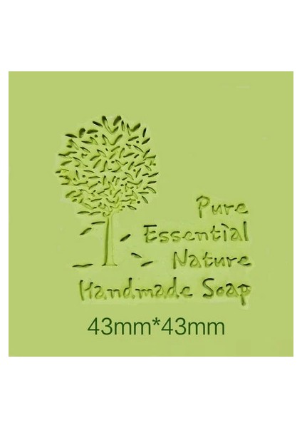 No.41 3.9x3.9cm Stili 1 Adet Mektup Ağacı ve Yaprakları Desen Mini Diy Sabun Pul Diy El Yapımı Sabun Pulları Beyaz Reçine Sabun Bölüm Kişilik (Yurt Dışından) fırsatları