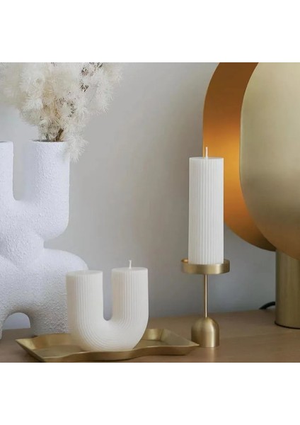 Stil M Stili Yaratıcılık Nervürlü U Şekilli Mum Silikon Kalıp Kemer Konik Curl Mum Kalıbı Nordic Uzay Dekorasyon Süsleri Aromatik Mumlar (Yurt Dışından) indirimleri