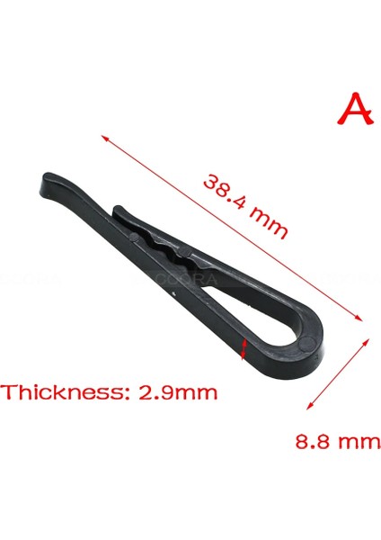 L38MM Stili Drert Konfeksiyon Ambalaj Siyah Için Dişli Plastik Klips (Yurt Dışından) indirimleri