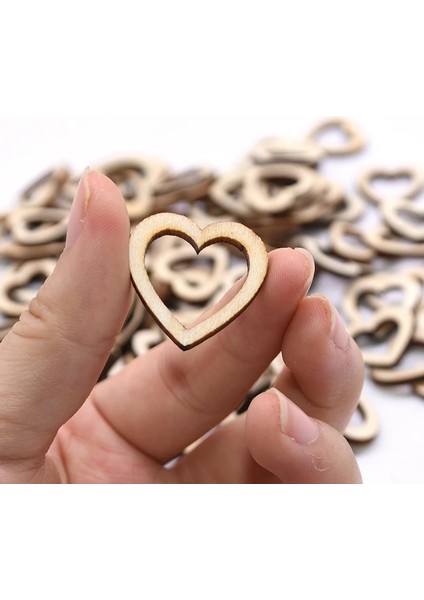 20 Adet 20MM Küp Stili Doğal Ahşap Mini Aşk Heartstarround Şekil Düğün Masa Dağılım Dekor Bitmemiş Ahşap El Sanatları Dıy Düğün Süsleri Hediye (Yurt Dışından) fırsatları