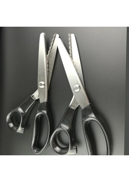 DAIRE10MM Stili 23.5cm Zig Zag Dikiş Terzilik Kesim Terzi Makas Oyalama Veya El Sanatları Deri Kumaş Döşeme Aracı Tekstil Denım Dıy (Yurt Dışından) fiyatları