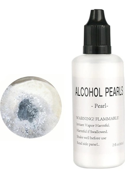 60ML Beyaz Stil 15ML Metalik Alkol Pigment Reçine Boya Alkol Bazlı Mürekkep Konsantre Boya Epoksi Reçine Renklendirici Reçine Döküm El Sanatları Dropshıp (Yurt Dışından)