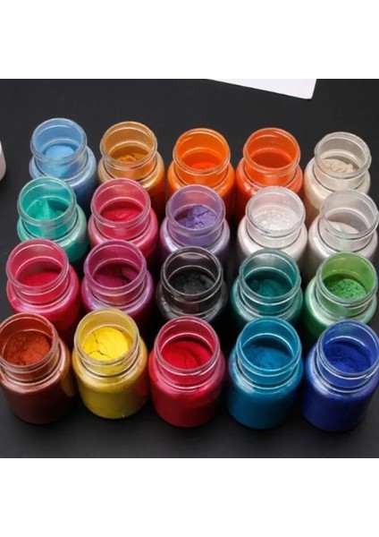 Set2 Stili Dıy El Yapımı Sedefli Mika Tozu Epoksi Reçine Boya Inci Pigment Reçine Tutkal Pigmentler Malzeme Kristal Kalıp Sabun Yapımı (Yurt Dışından)
