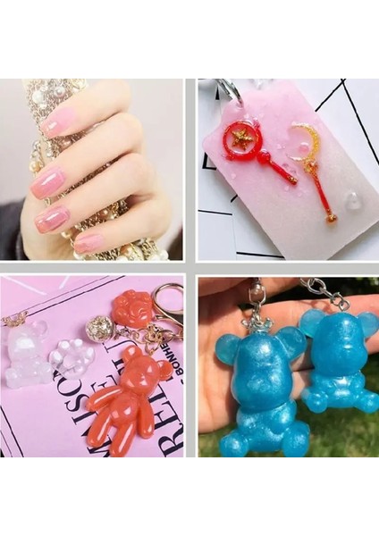 Set2 Stili Dıy El Yapımı Sedefli Mika Tozu Epoksi Reçine Boya Inci Pigment Reçine Tutkal Pigmentler Malzeme Kristal Kalıp Sabun Yapımı (Yurt Dışından)