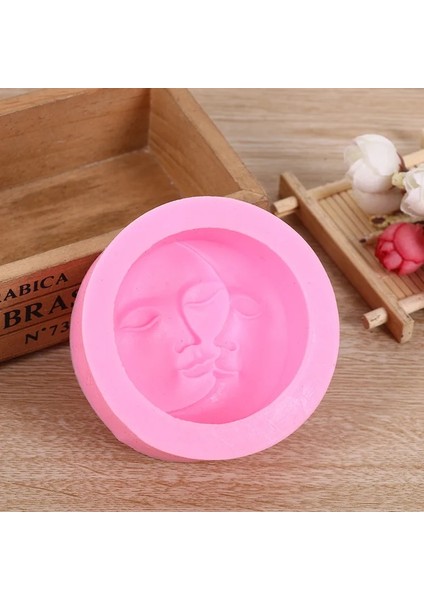 Kalıp Stili 3D Ay Yüz Şekli Sabun Kalıbı Yuvarlak Sabun Kalıbı Sabun Yapımı Malzemeleri Sabun Kalıbı Silikon Kalıp Sabun Diy Kalıpları Mum Kalıbı Sabun Kalıbı (Yurt Dışından) fiyatları