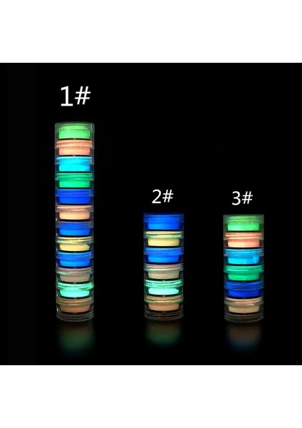 No.3 Tarzı Karanlık Alay Aydınlık Toz Uv Reçine Epoksi Takı Yapımı 54DC Glow (Yurt Dışından)