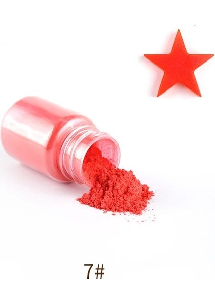 No.7 Tarzı Inci Tozu Boya Epoksi Reçine Kalıp Pigment Dıy Silikon Takı Yapımı Uv Epoksi Tırnak Boya Pigment Inci Renklendirici Boya Nail Art (Yurt Dışından)