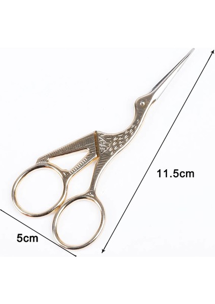 11.5cm GOLD01 Stili Paslanmaz Çelik Claors Vinç Avrupa Tarzı Küçük Çapraz Stitor Dikiş Aksesuarları Ev Terzi Ors Anne Için (Yurt Dışından)