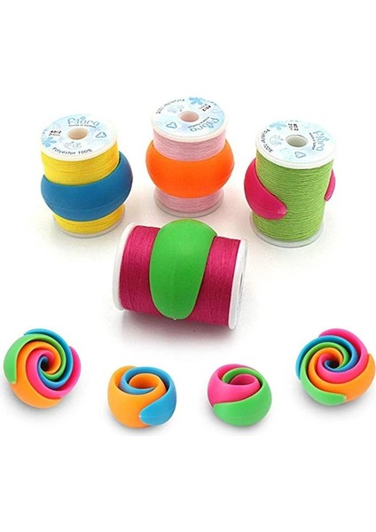 20 Adet Tarzı Mıusıe Renkli Makara Sarıcılar Masura Kelepçeleri Tutucular Iplik Makaralarını Çözülen Kabuklardan Uzak Tutar Yeni Iplikler Dikiş Aleti (Yurt Dışından) modelleri
