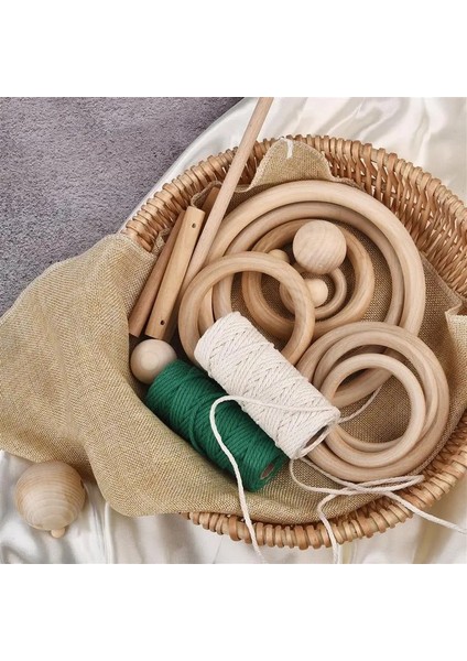 1 Adet-12.5cm-1.5cm Tarzı 13 Boyut Doğal Ahşap Daire Dıy El Sanatları Takı Yapımı Için Bebek Diş Çıkarma Ahşap Yüzük Çocuklar Oyuncak Süsler Aksesuarları (Yurt Dışından) fiyatları