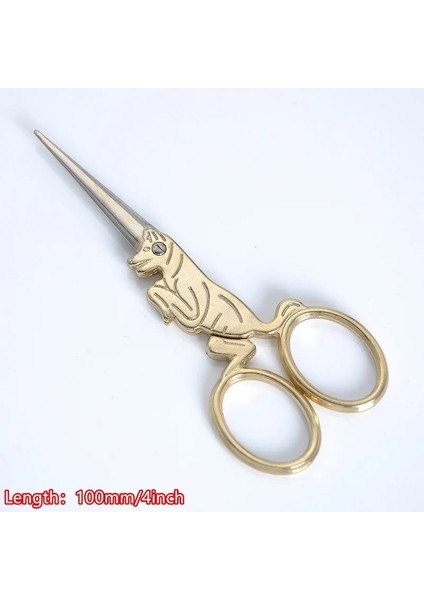 Renkli Stil Çapraz Dikiş Retro Vintage Antik Ince Dikiş Kuyruk Nakış El Sanatları Dıy Ev Kumaş Kesim Trim Kesme Dıy Aracı (Yurt Dışından)