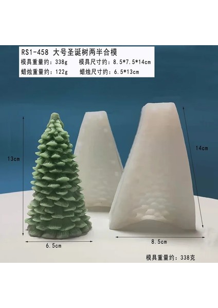 NO.458 Tarzı Noel Ağacı Aromaterapi Mum Kalıp Mum Yapımı Malzemeleri Için Dıy El Yapımı Noel Baba Alçı Alçı Sabunu Silikon Kalıp (Yurt Dışından)