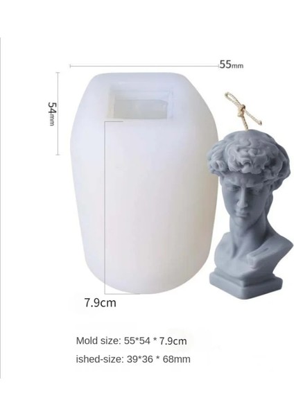 Kalıp-A Tarzı Silikon Mum Kalıbı Dıy Avrupa ve Amerikan Sanat Figürü Heykeli Aromaterapi Mum Kalıbı El Yapımı Mum Aracı Mum Malzemeleri (Yurt Dışından) modelleri