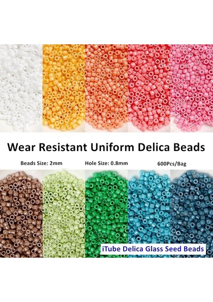 KB656 Yüksek Yeşil Stili 2 mm Delica Miyuki Opak Renkler Delica Beadmm Üniforma Cam Seedbead Takı Yapımı Için Dıy Malzeme Kadın Konfeksiyon Aksesuarları (Yurt Dışından)