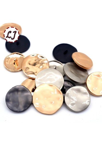 Mat Altın 709 Stili 22MM Çok Moda Dekoratif Düğmeler Yüksek Li Düzensiz Uçak Altın Gömlek Için Düğmeler Palto Dikiş Aksesuarı Dıy (Yurt Dışından) fırsatları