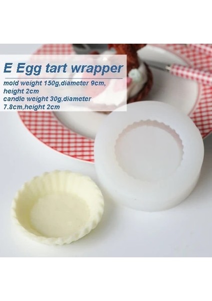 E Stili Boşluk 3D Simülasyon Yumurta Tart Tatlı Sabun Formu Kalıp Utangaç Ayı Hububat Kek Dekorasyon Çikolata Mum Kalıp Dıy Pişirme Kalıbı (Yurt Dışından)