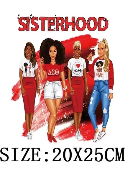 C-047-1 Stili Moda Afrika Bayan Termal Demir-On Isı Transferi Etiket Siyah Kadın T-Shirt Hoodies Giysiler Için Yamalar Aplike Dekorasyon (Yurt Dışından)