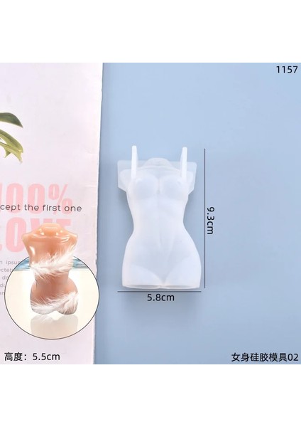 No.2 Tarzı Dıy Mum Kalıp 3D Sanat Insan Vücudu Heykel Modeli Kadın Erkek Hamile Silikon Kalıplar El Yapımı Sabun Kalıp Aromaterapi Balmumu Kalıp (Yurt Dışından)