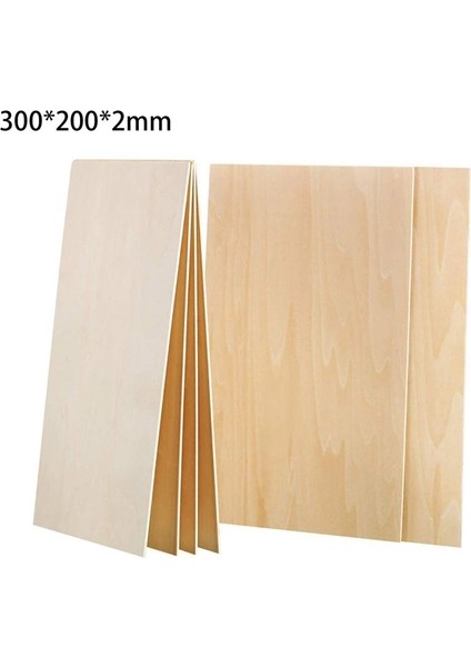 300X200X2MM-5 Adet Stil Et A4 Balsa Ahşap Levhalar Ahşap Plaka Ev Sal Modeli Için Ahşap Dekorasyon Dıy Zanaat Malzemeleri (Yurt Dışından)